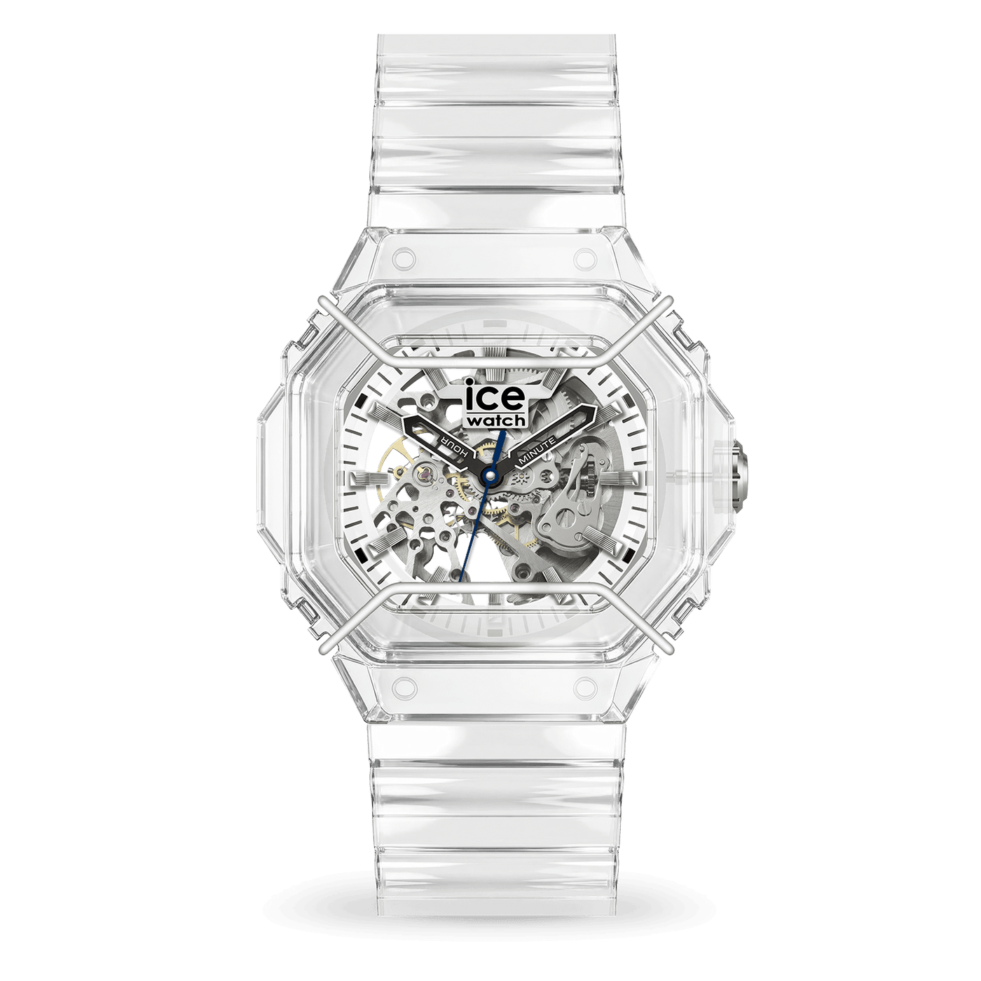 Ice-Watch Bewatch 2 Automatic Transparent Skeleton, boîtier et bracelet entièrement transparents