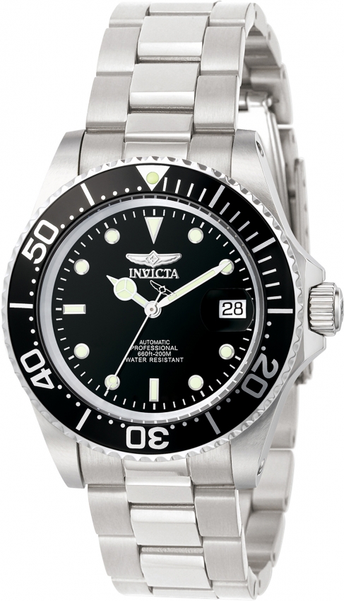 Invicta Pro Diver 8926OB cadran noir façon Submariner et bracelet acier